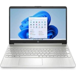 HP 15S-FQ5038 Intel Core i5-1235U, 8GB RAM, 512GB SSD, 15.6″ FHD, Intel Iris Xe Graphics, Silver, Win 11 Laptop