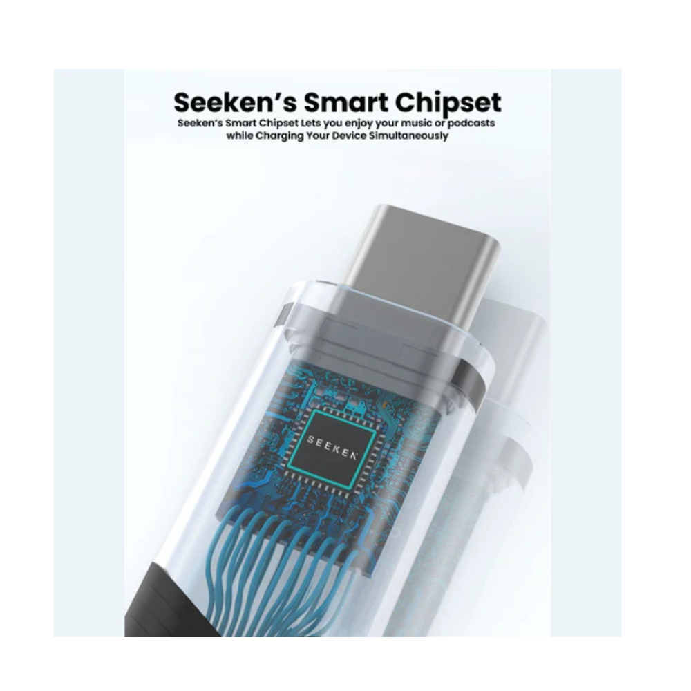 SEEKEN TYPE C TO C + 3.5MM AUDIO JACK - Image 2