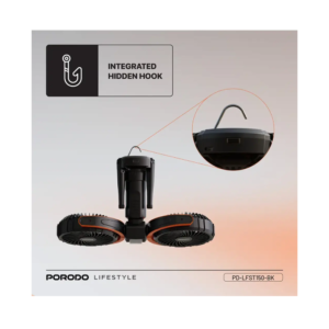 PORODO DUAL HEAD OSCILLATING FAN