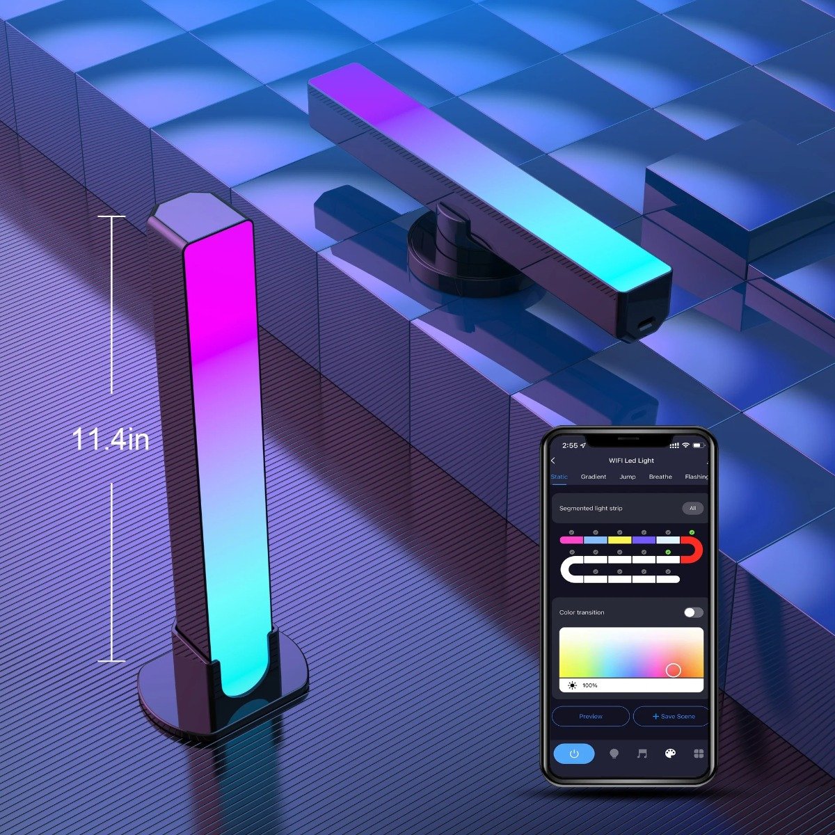 SAL008 2A UK Wifi Desktop Light - Image 3