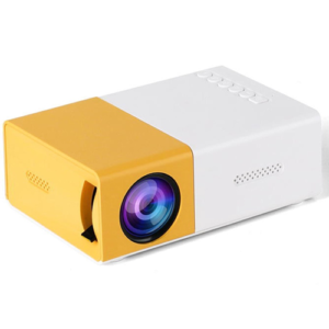 YG300 400 Lumen Portable Mini Home Theater LED Projector with Remote Controller