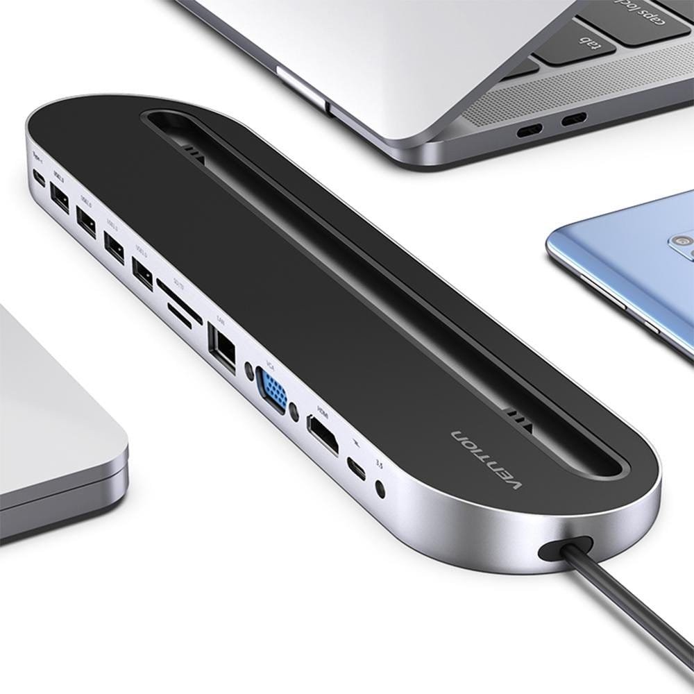 Vention Multi Function 12 in 1 Type C Docking Station - Image 3