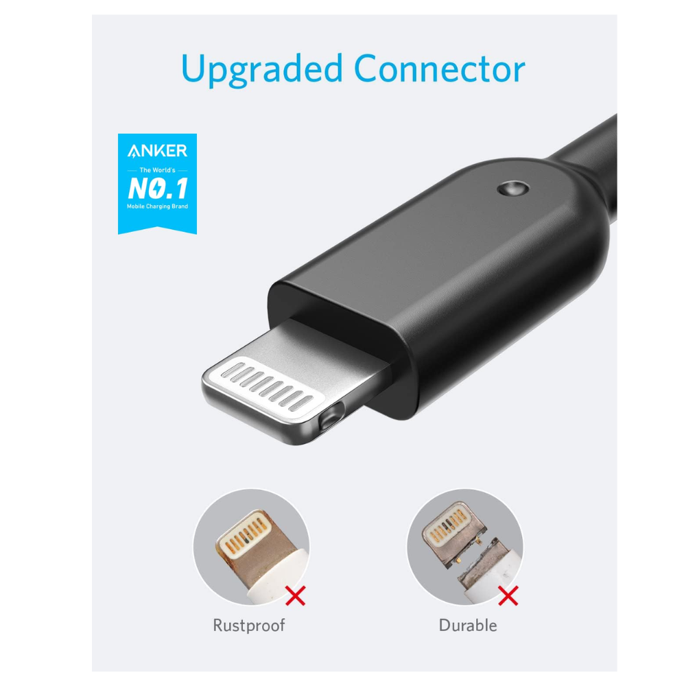 Anker Power Line+ II USB A to Lighting Cable 3m - Image 5