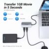 Vention Type-C to USB 3.0*4/PD Hub