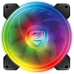 Cougar Hydraulic Vortex RGB SPB 120 mm PMW HDB Cooling Fan with addressable RGB and Omnidirectional Lighting