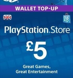PlayStation UK BP5 Gift Card