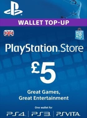 PlayStation UK BP5 Gift Card