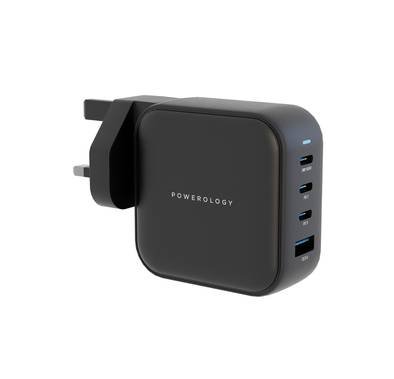 Powerology 3 Port PD +1QC3.0 GaN Wall Charger 100W - Image 2