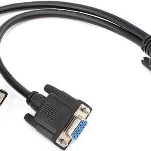 DVI Female 1: 2 Monitor AV Adapters/Converters