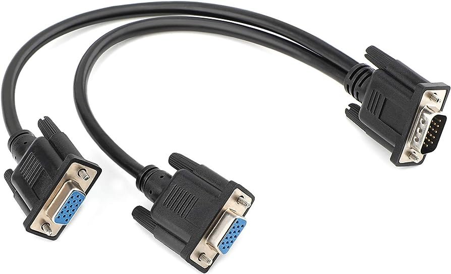 DVI Female 1: 2 Monitor AV Adapters/Converters