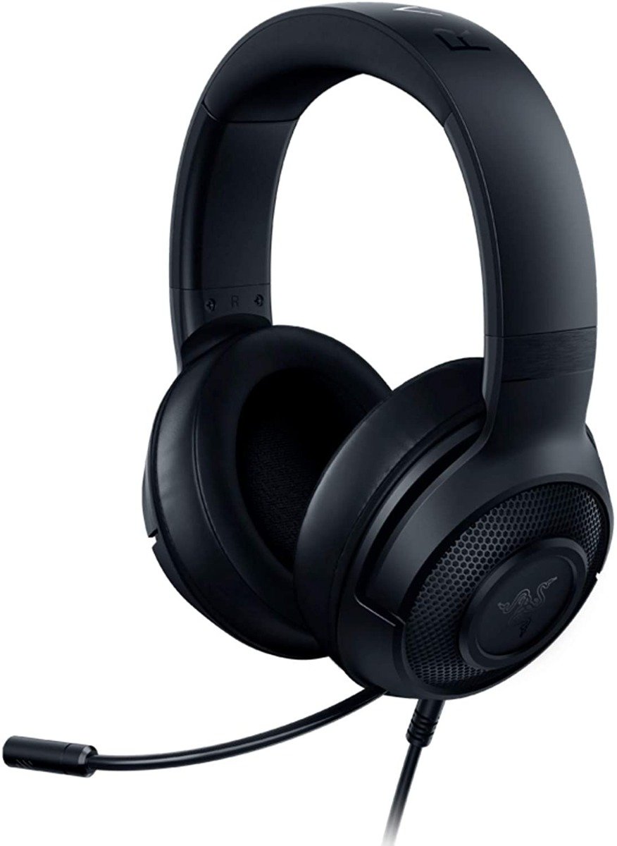 Razer Kraken X Lite Ultralight Gaming Headset: 7.1 Surround Sound - Lightweight Aluminum Frame - Bendable Cardioid Microphone - for PC, PS4, PS5, Switch, Xbox One, Xbox Series X & S, Mobile