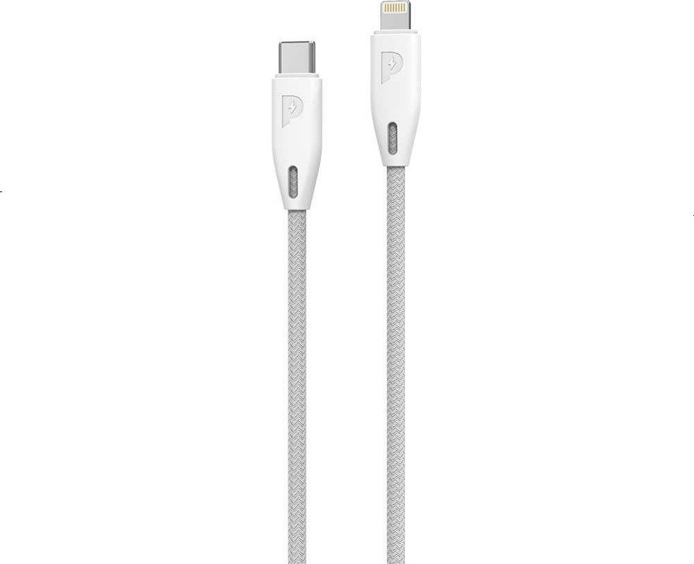 Powerology Braided USB C to Lightning Cable 2m