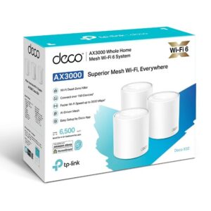 TP Link Deco X50 AX3000 Whole Home Mesh Wifi 6 System