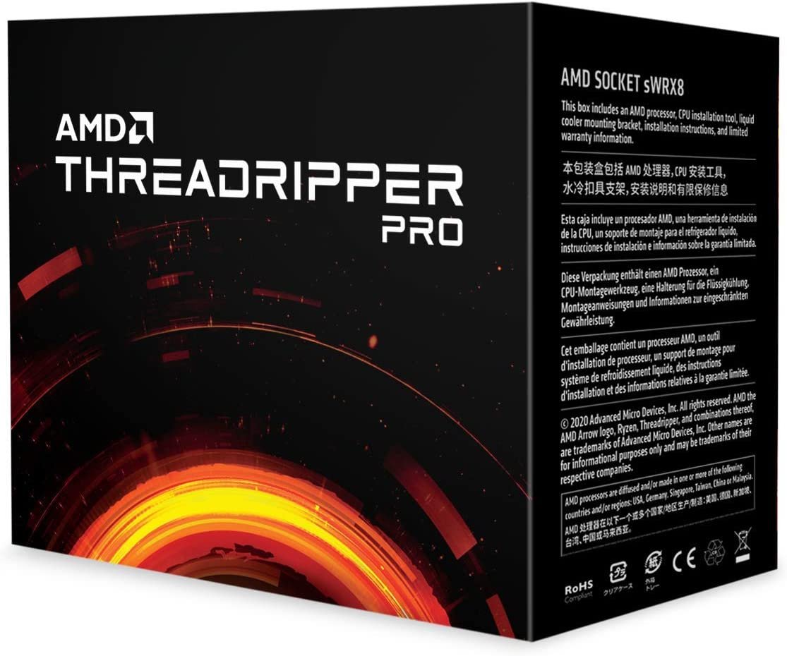 AMD Ryzen Threadripper PRO 3955WX Processor (TRAY) 64-core 128-thread Desktop Processor