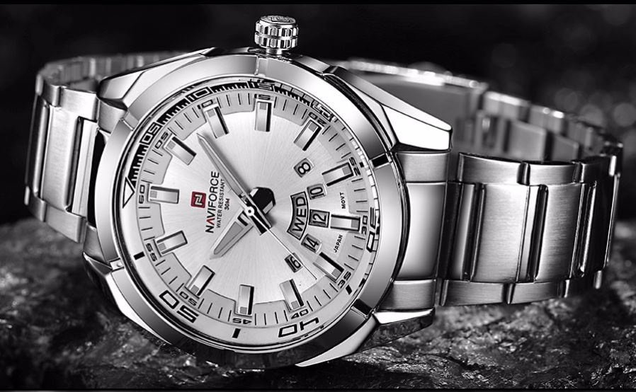 GW Naviforce 9038 Date Chain Watch