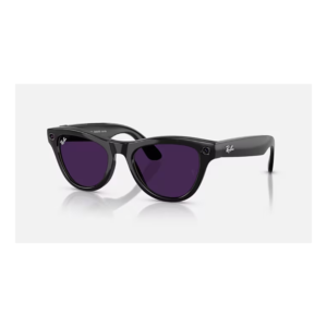 Ray-Ban META SKYLER SHINY BLACK TRANSITIONS AMETHYST – 4010 – 52 - C 601/CH52 SMART GLASSES