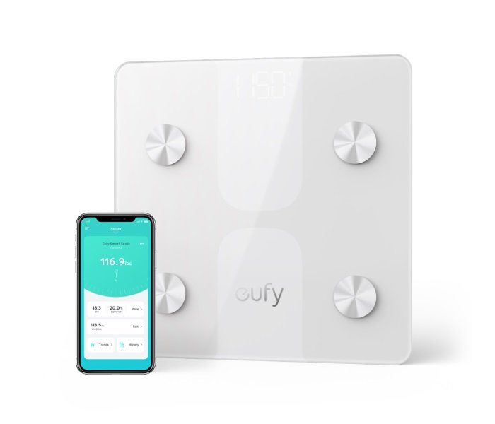 eufy by Anker, Smart Scale C1 with Bluetooth, Body Fat Scale, Wireless Digital Bathroom Scale, 12 Measurements, Weight/Body Fat/BMI, Fitness Body Composition Analysis - Image 2