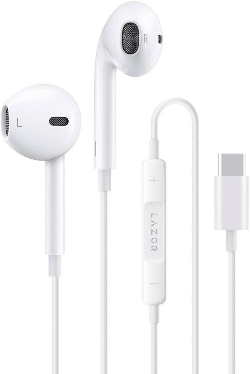 Lazor Mystic X EA130, Type-C Wired Headphones with Microphone,
