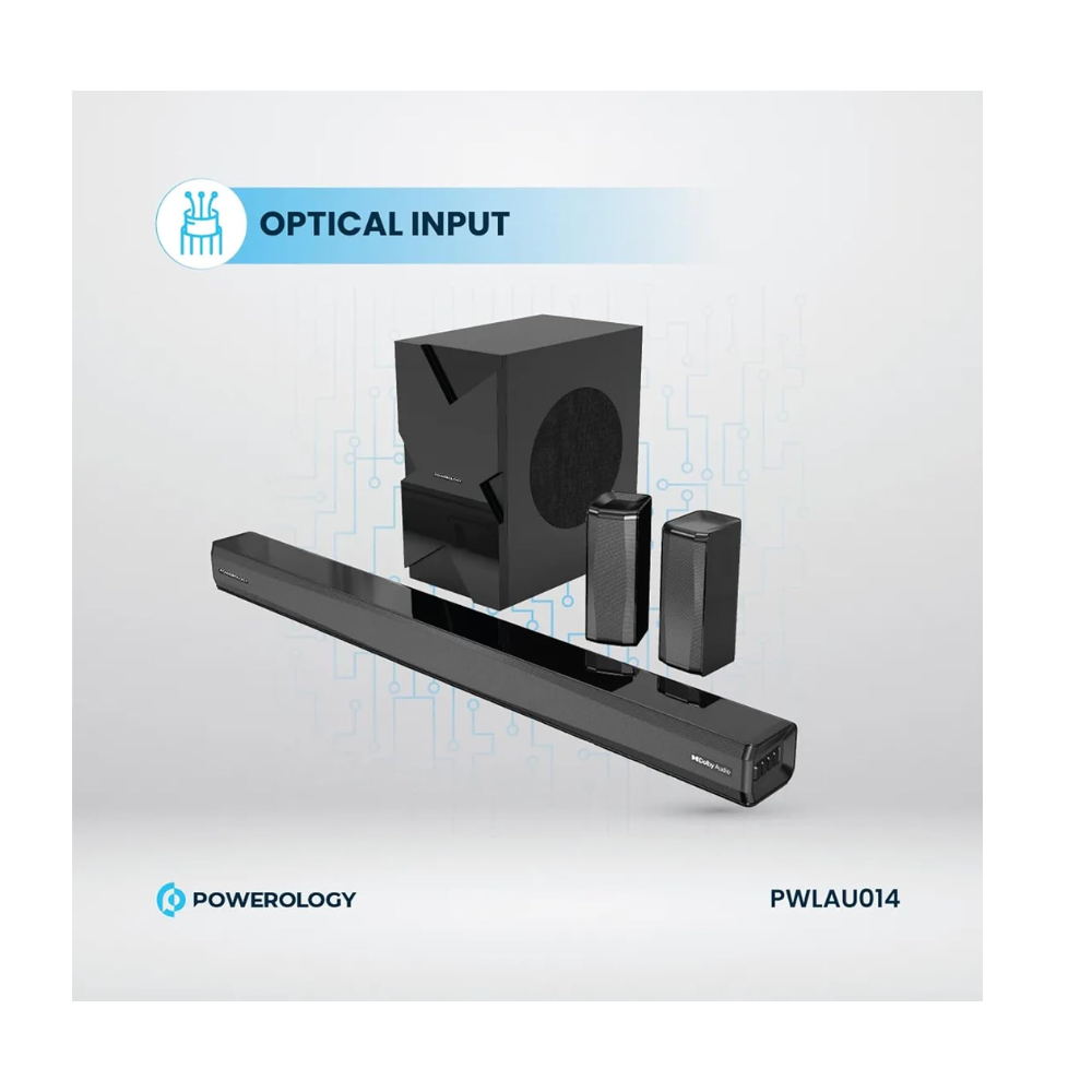 POWEROLOGY 5.1 CH HOME THEATER SOUNDBAR - Image 3