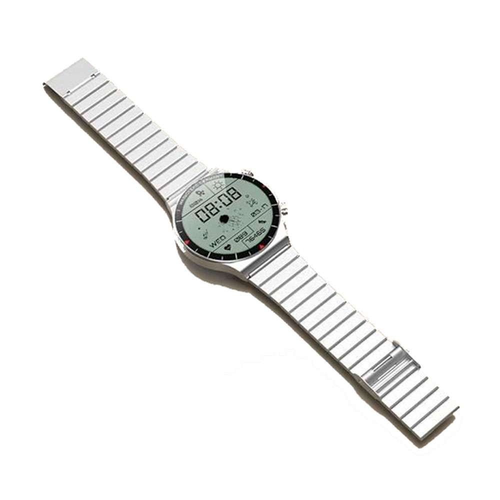 HainoTeko RW22 Smart Watch 2.5 Curve Silver 30 Day Battery Life Free 3 Strap - Image 2