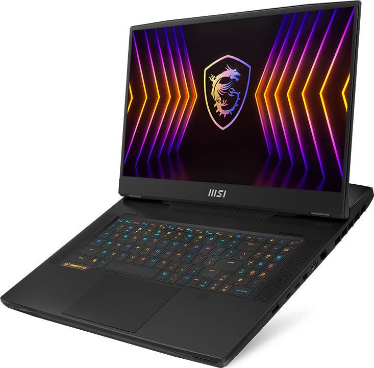 MSI Titan GT77 12UHS 17.3" UHD 120Hz Laptop, 12th Gen Intel Core i9-12900HX 1.8Ghz, 64GB DDR5 RAM, 2TB SSD, 16GB Nvidia Geforce RTX 3080TI, Windows 11 Home, Eng-Arabic Keyboard, Black - Image 2