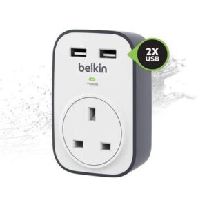 Belkin Surge Plus Surge Protector 12W With USB Charging