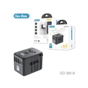 Go Des GD- B616 PD 35w World Travel Adapter