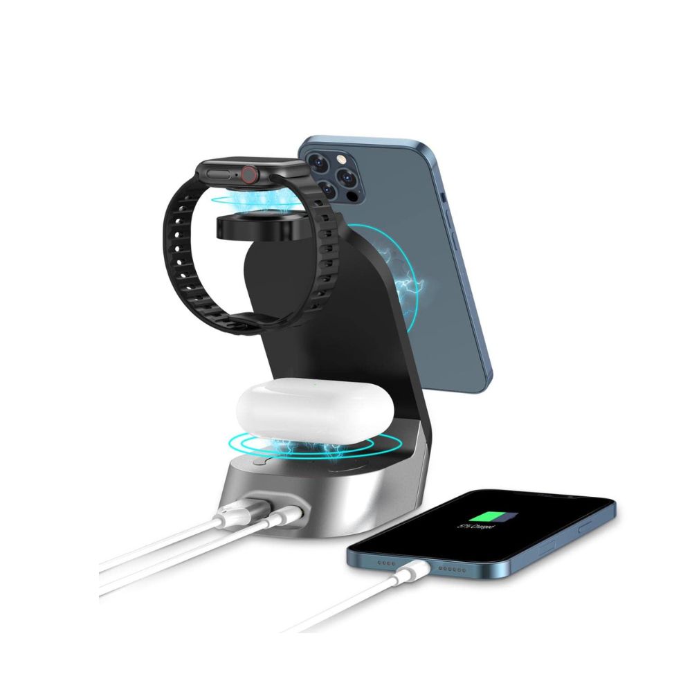 Green Lion 4 in 1 15W Fast Wireless Charger - Image 2
