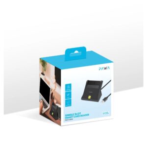 PAWA SLIM SINGLE SLOT SMART CARD READER BLACK