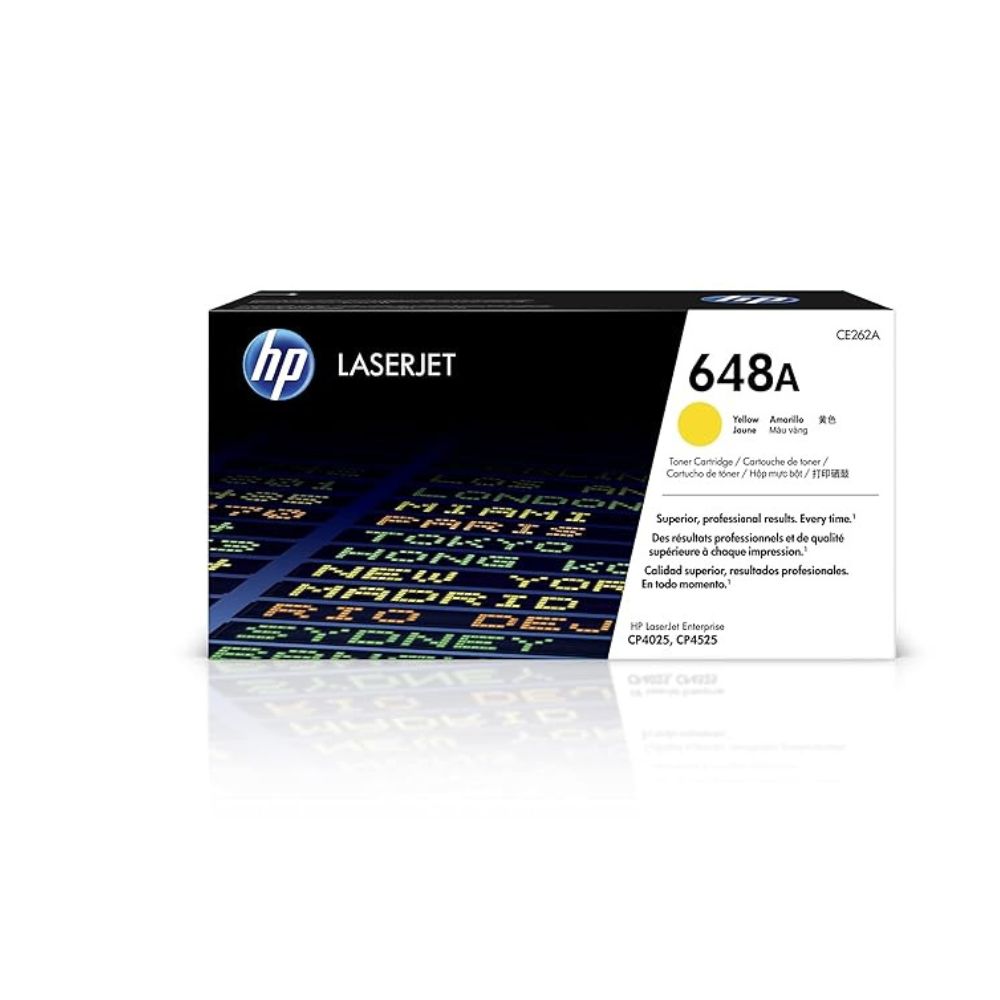 HP 648A Yellow Original LaserJet Toner Cartridge | CE262A - Image 4