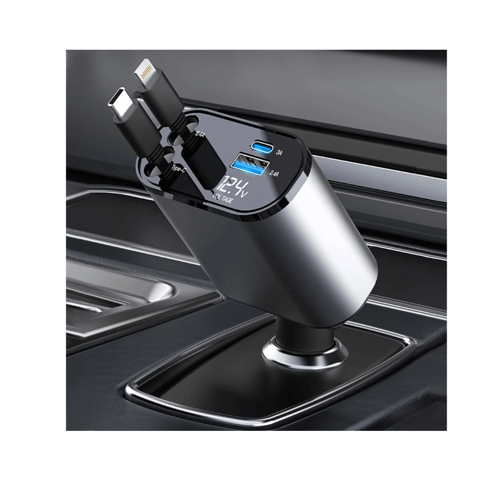MARVERS MS-CC219 CAR CHARGER 4IN1 WITH DISPLAY 100W