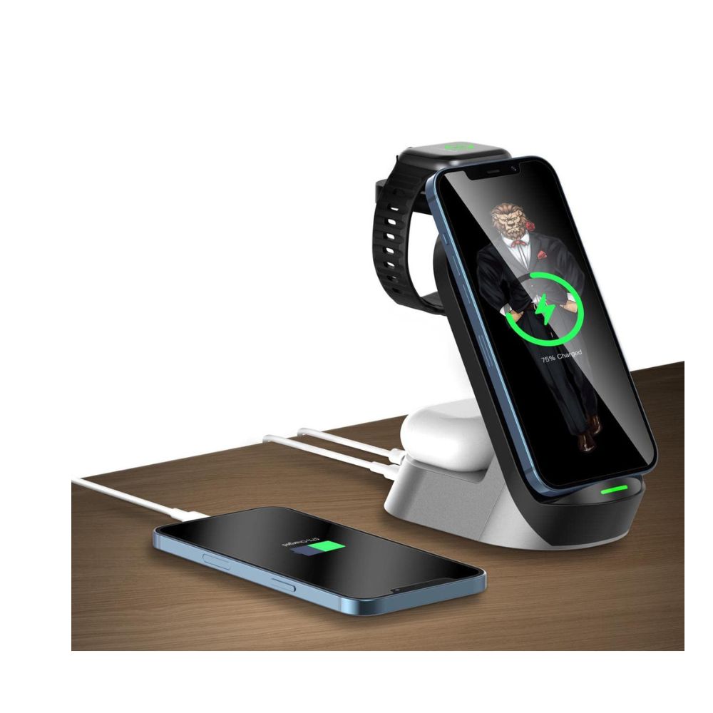 Green Lion 4 in 1 15W Fast Wireless Charger - Image 3