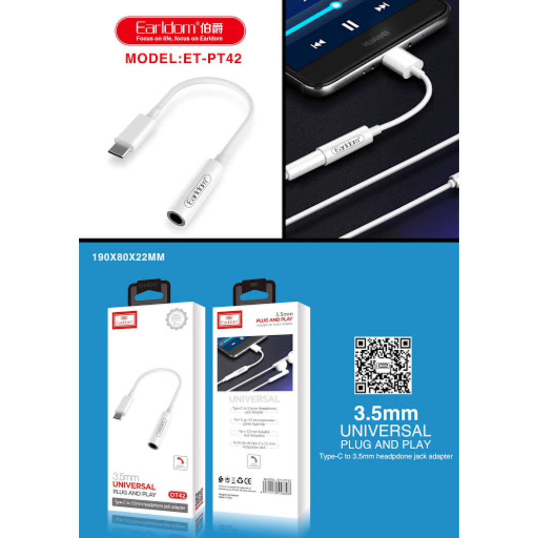 Earldom 3.5mm Universal Plug & Play OT42 - Image 4
