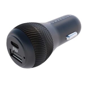 Powerology 32W Ultra Quick Car Charger with USB C to Lighting Cable