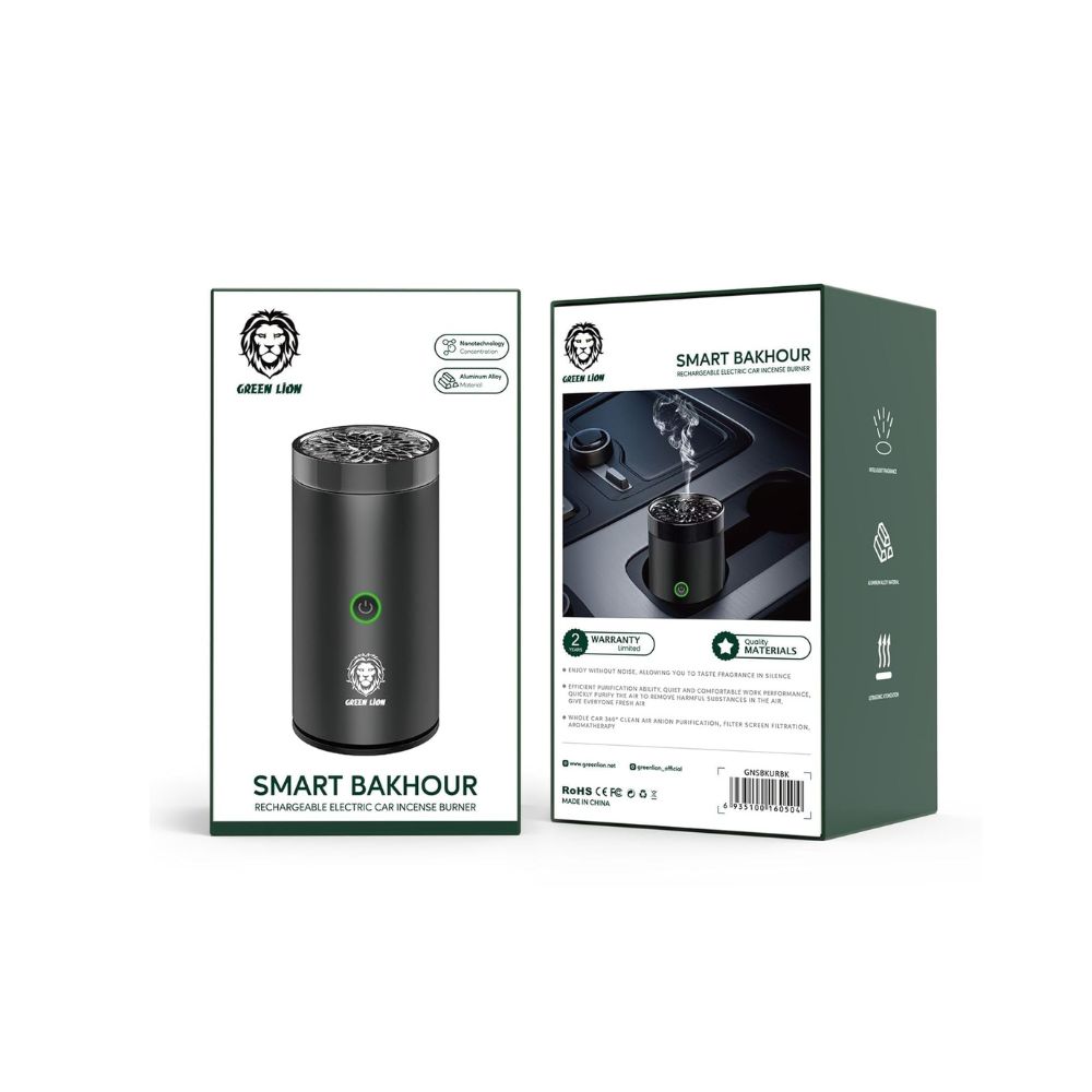 Green Lion Smart Bakhour Rechargeable Electric Car Incense Burner - Image 4