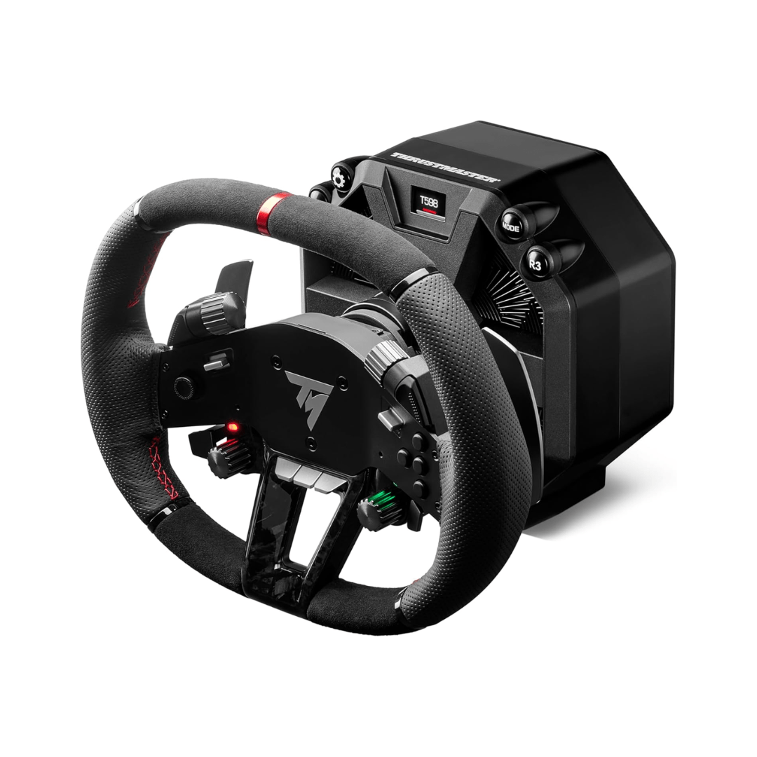 Thrustmaster Hypercar Wheel Add-On Racing Wheel, Leather & Alcantara Grips, Works with Thrustmaster's T818 & T598 Ecosystem BasesTM-WHL-HYPER-ADDON - Image 4