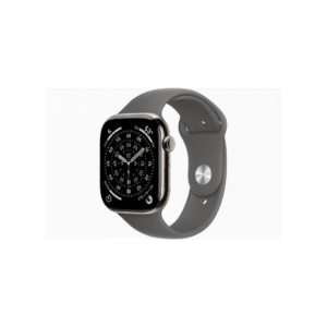 Apple Watch Series 11 GPS + Cellular 46mm Natural Titanium Case with Stone Grey Sport Band - M/L
