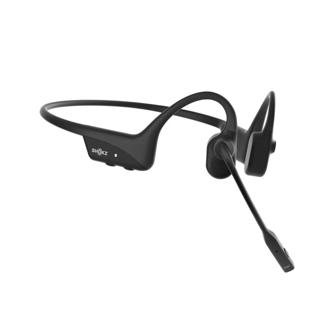 SHOKZ OpenComm2 Wireless Headset – Black (Model C110-AN-BK-EU)