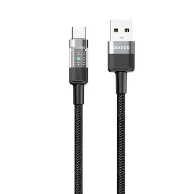 PORODO USB A TO USB C BRAIDED CABLE 1.2M - Image 5
