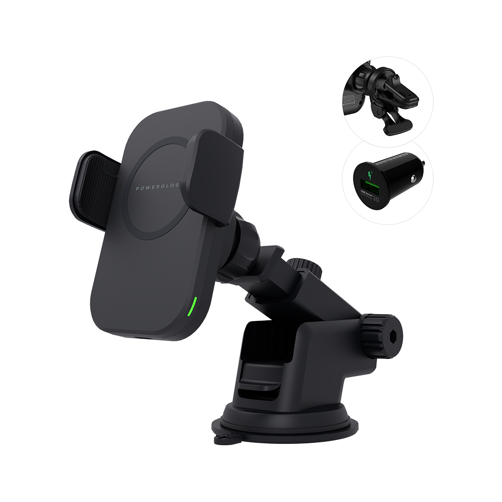Powerology 15W Fast-Wireless Magsafe Mount