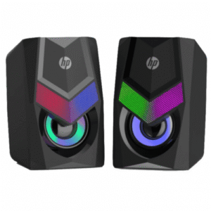 HP DHE-6000 Wired Speaker RGB Backlight Audio Player Multimedia Stereo Mini 360 Surround Sound Subwoofer