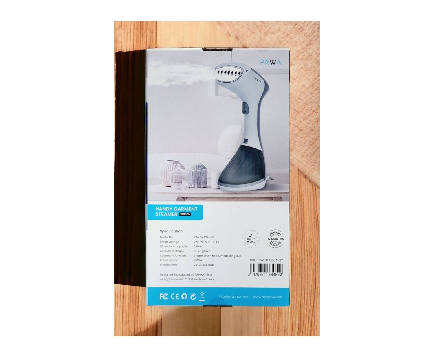 PAWA 2-IN-1 FAST VERTICAL STEAMING SYSTEM - Image 2