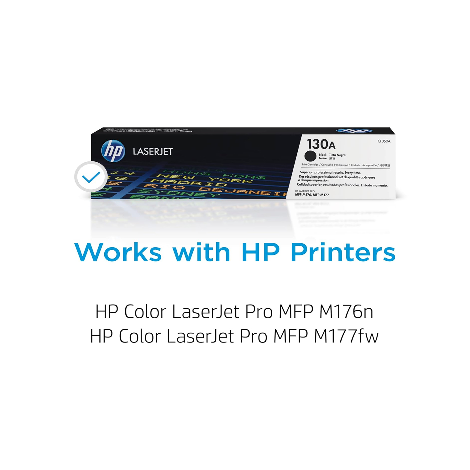 HP 130A Black LaserJet Toner Cartridge | CF350A - Image 3