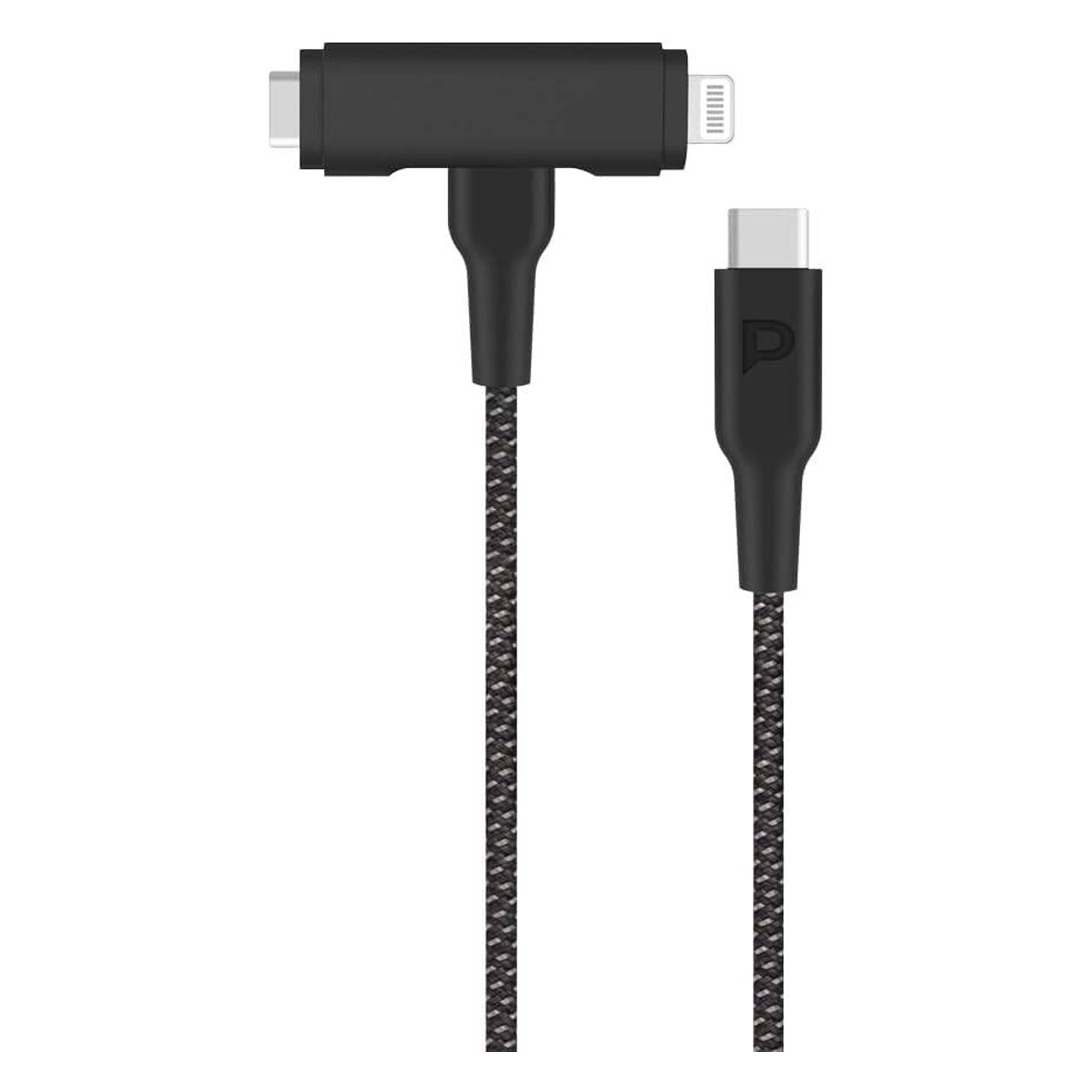 Powerology Braided C2C Plus Lightning Cable 1.2M Black - Image 4