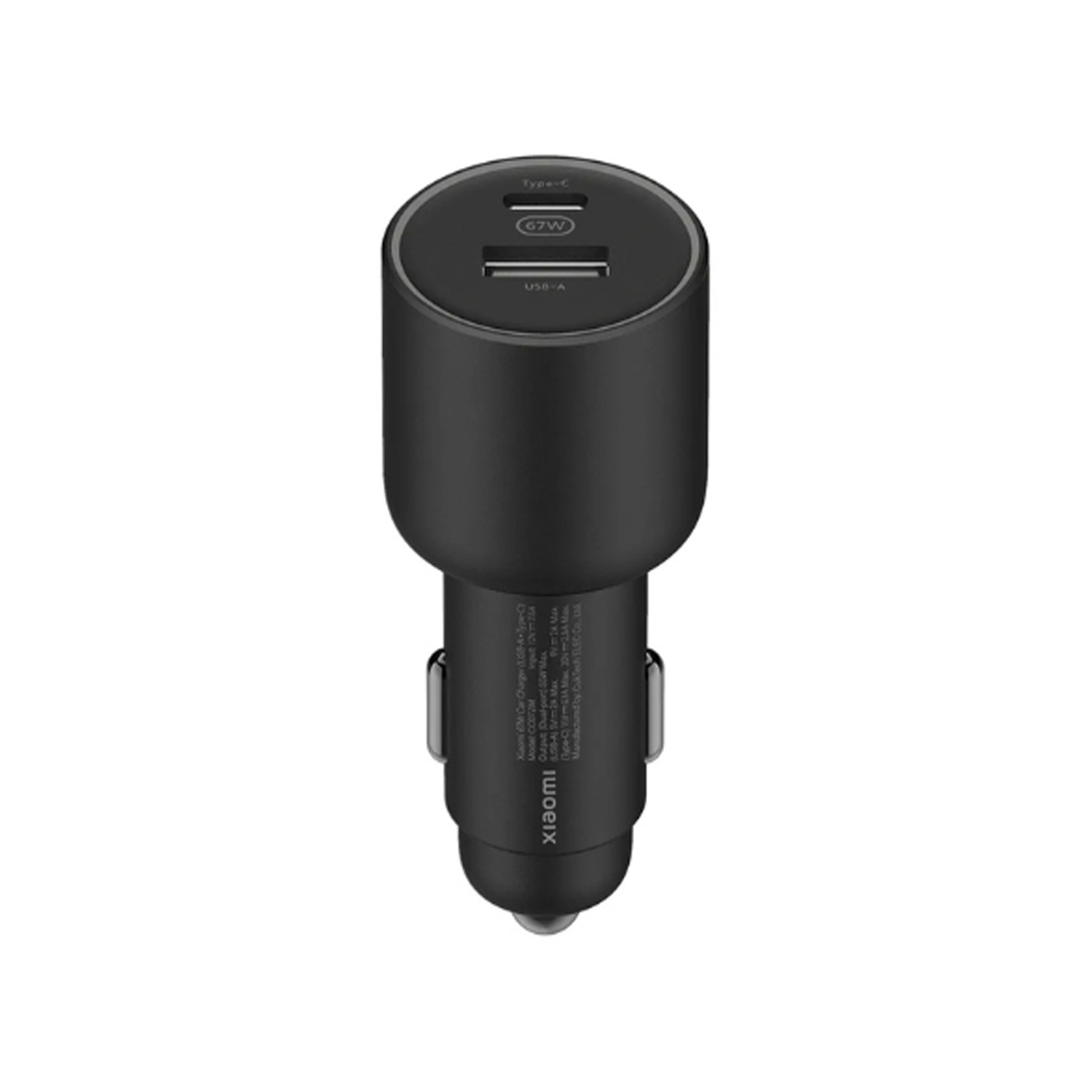 Xiaomi Mi 67W Dual-Port Fast Charging Car Charger Black - Image 2