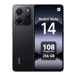 Xiaomi Redmi Note 14 4G Smartphone, 8 GB RAM, 256 GB Storage, AI crafted ,Mid Night Black