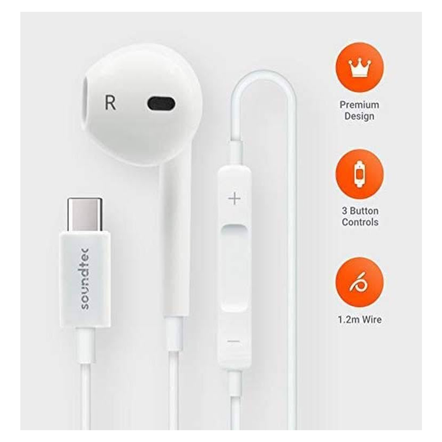 Porodo Soundtec Mono Earphone - Image 5