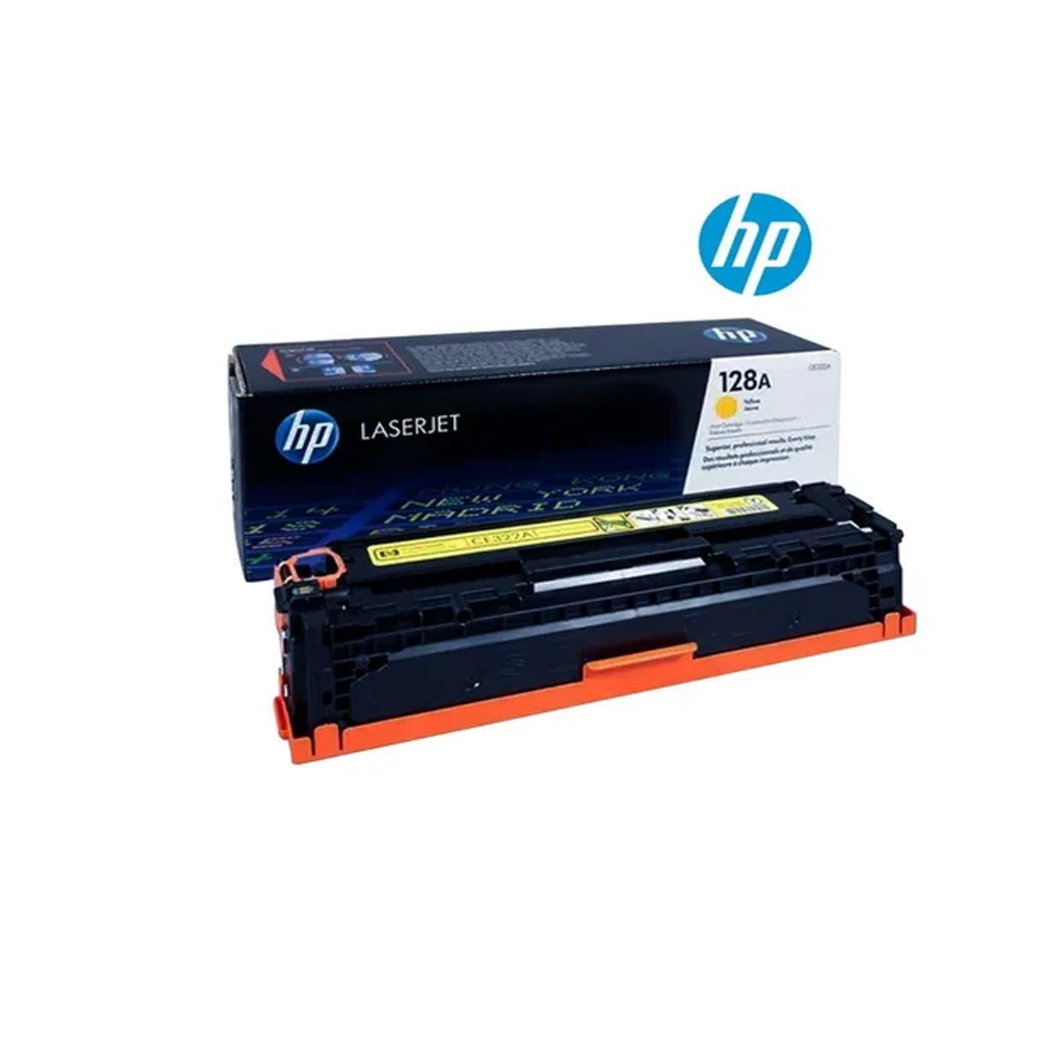 HP 128A Yellow LaserJet Toner Cartridge | CE322A - Image 3