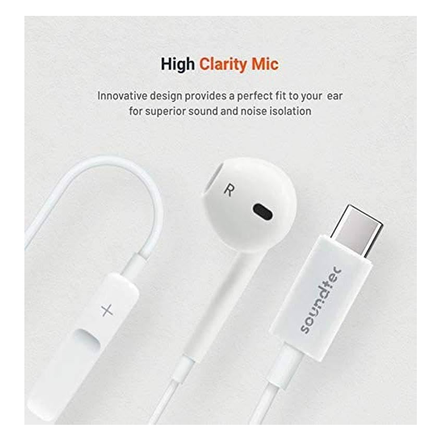 Porodo Soundtec Mono Earphone - Image 3