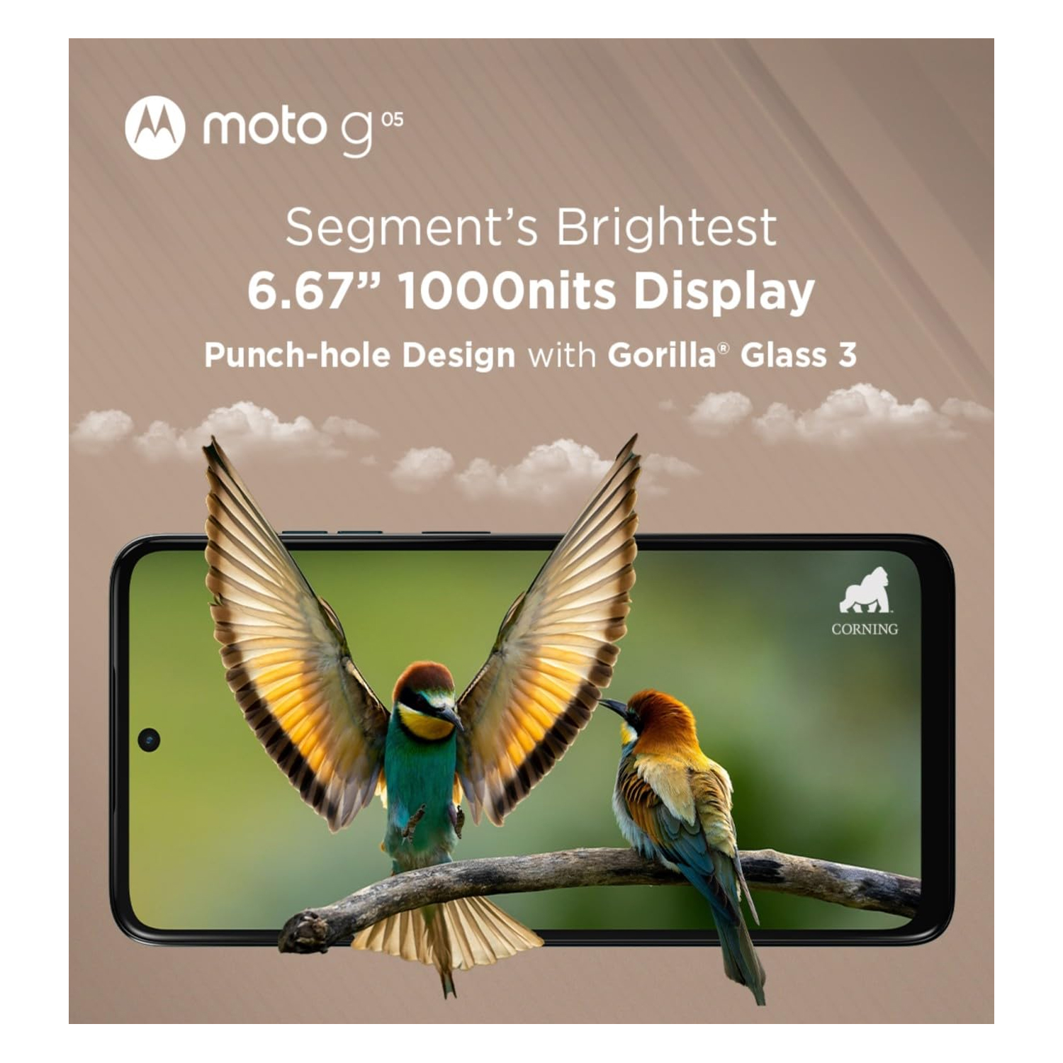Motorola G05 4G Smartphone, 4 GB RAM, 128 GB Storage, Forest Green - Image 4